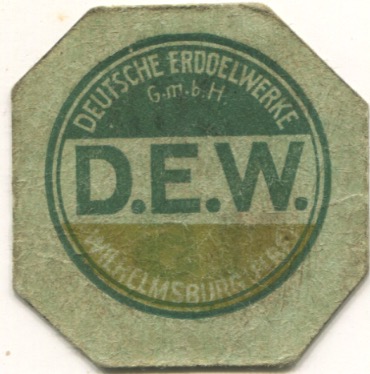 Wilhelmsburg (heute: Hamburg) - Deusche Erdölwerke GmbH, Reiherstiegdeich - -- - 15 Pfennig 