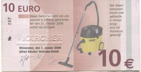 Winnenden - Kärcher, Alfred, Vertriebs-GmbH - 1.1.2006 - 31.10.2006 - 10 Euro 