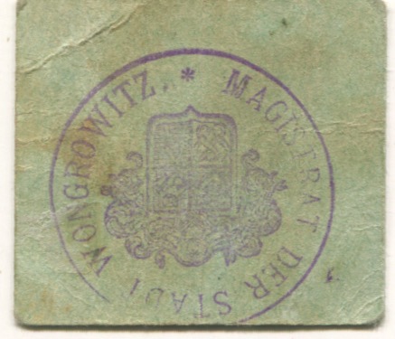 Wongrowitz (heute: PL-Wagrowiec) - Stadt - -- - 5 Pfennig 