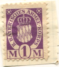 Würzburg - II.Bayerisches Armeekorps, Lager Würzburg - -- - 1 Mark 