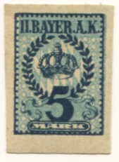 Würzburg - II.Bayerisches Armeekorps, Lager Würzburg - -- - 5 Mark 