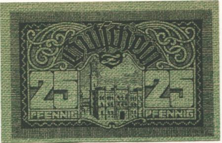 Zittau - Amtshauptmannschaft und Stadt - 1.1.1919 - 31.12.1919 - 25 Pfennig 