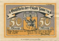 Zons (heute: Dormagen) - Stadt - 1.10.1921 - 31.3.1922 - 50 Pfennig 