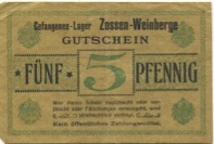 Zossen - Weinberge-Lager - -- - 5 Pfennig 