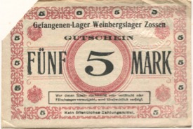 Zossen - Weinberge-Lager - -- - 5 Mark 