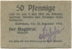 Züllichau (heute: PL-Sulechów) - Stadt - 30.12.1916 - 1.7.1917 - 50 Pfennig 