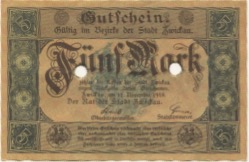 Zwickau - Stadt - 11.11.1918 - 5 Mark 