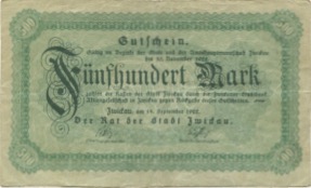 Zwickau - Stadt - 15.9.1922 - 30.11.1922 - 500 Mark 