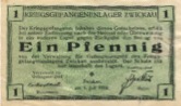 Zwickau - Kriegsgefangenlager - 1.7.1918 - 1 Pfennig 