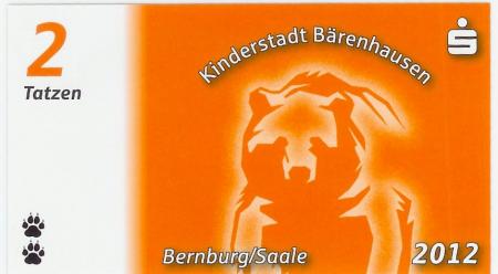 Bernburg - Kinderstadt Bärenhausen - 2012 - 2 Tatzen 