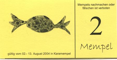 Esslingen - Kinderspielstadt Karamempel - 2.8.2004 - 13.8.2004 - 2 Mempel 
