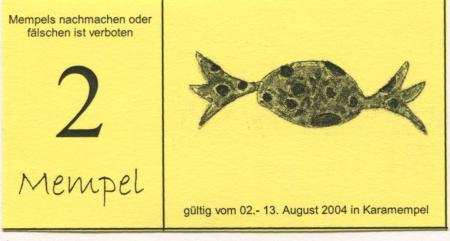 Esslingen - Kinderspielstadt Karamempel - 2.8.2004 - 13.8.2004 - 2 Mempel 