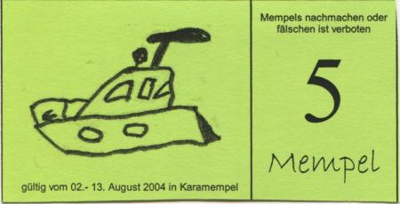 Esslingen - Kinderspielstadt Karamempel - 2.8.2004 - 13.8.2004 - 5 Mempel 