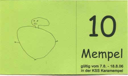 Esslingen - Kinderspielstadt Karamempel - 7.8.2006 - 18.8.2006 - 10 Mempel 