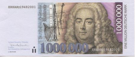 Frankfurt - Verband deutscher Millionäre - 2002 - 1 Million DM 