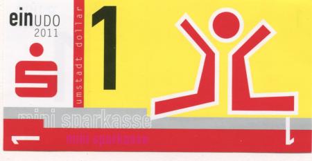 Groß-Umstadt - Mini-Sparkasse, Kinder- und Jugendförderung - 2011 - 1 Umstadter Dollar 