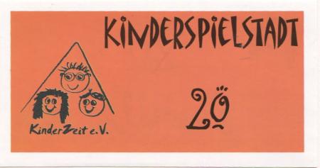 Naunhof - Kinderzeit eV, Kinderspielstadt - -- - 20 Krux 
