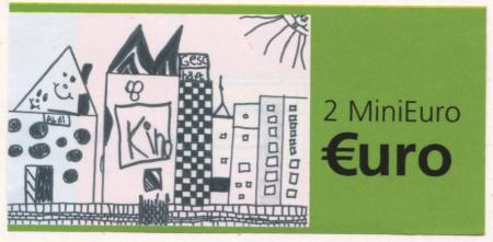 Remseck - Bank von Mini-Remseck, Kinderspielstadt - -- - 2 Mini-Euro 