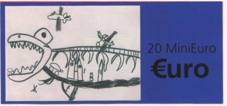 Remseck - Bank von Mini-Remseck, Kinderspielstadt - -- - 20 Mini-Euro 