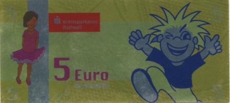 Rottweil - Gwinner eV, Regionalwährung Schwarzwald-Baar-Heuberg, Kreissparkasse Rottweil - -- - 5 Euro 