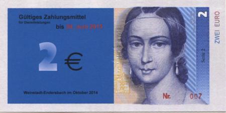 Weinstadt-Endersbach - Schweizer, Ralf, Friseure, Strümpfelbacher Str. 21 - 27.10.2014 - 30.6.2015 - 2 Euro 