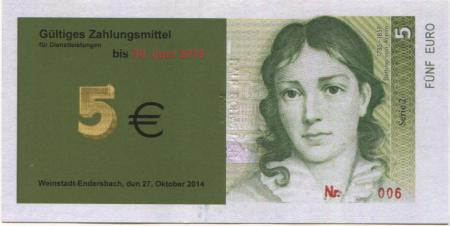 Weinstadt-Endersbach - Schweizer, Ralf, Friseure, Strümpfelbacher Str. 21 - 27.10.2014 - 30.6.2015 - 5 Euro 