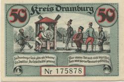 Dramburg (heute: PL-Drawsko Pomorskie) - Kreis - 6.8.1920 - 50 Pfennig