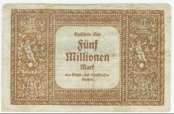 Aachen - Stadt- und Landkreis - 20.7.1923 - 5 Millionen Mark 