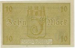 Ahlen - Stadt - 10.10.1918 - 1.2.1919 - 10 Mark 
