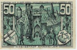 Ahrweiler (heute: Bad Neuenahr) - Stadt - 15.8.1921 - 50 Pfennig 