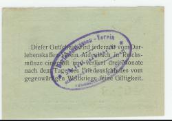 Aidenbach - Darlehnskassenverein - 15.1.1917 - 25 Pfennig 