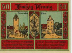 Aken - Stadt - Oktober 1921 - 50 Pfennig 