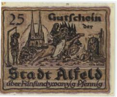 Alfeld - Stadt - 18.6.1919 - 25 Pfennig 