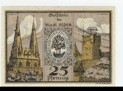 Alfeld - Stadt - 1.7.1921 - 25 Pfennig