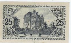 Altenkirchen und Waldbröl - Kreise - 1920 - 25 Pfennig