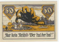 Altenwerder und Finkenwärder (heute: Hamburg) - Gemeinden - 1.11.1921 - 31.3.1922 - 50 Pfennig
