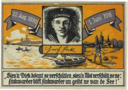Altenwerder und Finkenwärder (heute: Hamburg) - Gemeinden - 1.11.1921 - 31.3.1922 - 50 Pfennig