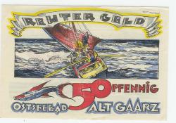 Alt-Gaarz (heute: Rerik) - Badeverwaltung - - 28.2.1922 - 50 Pfennig