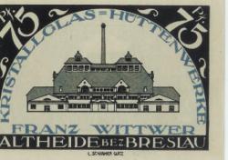 Altheide - Gemeinde - -- - 75 Pfennig