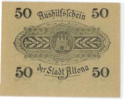 Altona - Stadt - 2.11.1918 - 1.2.1919 - 50 Pfennig