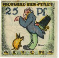 Altona - Stadt - 12.12.1921 - 25 Pfennig