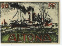 Altona - Stadt - 12.12.1921 - 60 Pfennig