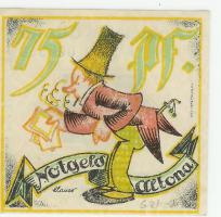 Altona - Stadt - 12.12.1921 - 75 Pfennig