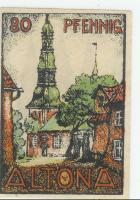 Altona - Stadt - 12.12.1921 - 80 Pfennig