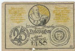Altona - Altonaer Bankverein - - 1.10.1921 - 25 Pfennig