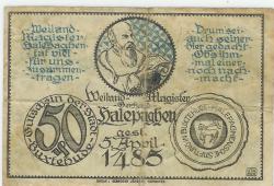 Altona - Altonaer Bankverein - - 1.10.1921 - 50 Pfennig