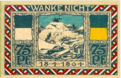 Altona - Landesbürgerrat - 15.2.1922 - 1.3.1922 - 75 Pfennig