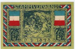 Altona - Landesbürgerrat - 15.2.1922 - 1.3.1922 - 75 Pfennig