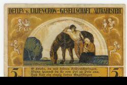 Altrahlstedt (heute: Hamburg) - Gemeinde - 15.10.1922 - 15.12.1922 - 5 Mark