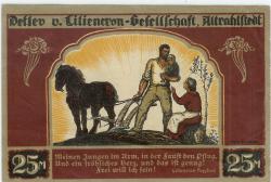 Altrahlstedt (heute: Hamburg) - Gemeinde - 15.10.1922 - 15.12.1922 - 25 Mark